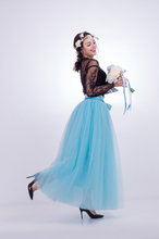 Carregar imagem no visualizador da galeria, Saia elegante Tutu de Tule - Modelo Roma