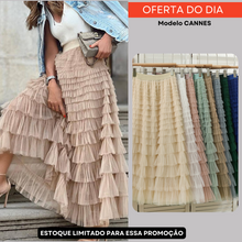 Carregar imagem no visualizador da galeria, Saia Tule - Modelo Cannes - Oferta Relâmpago do Dia - Só HOJE
