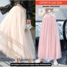 Carregar imagem no visualizador da galeria, Saia elegante Tutu Tule - Modelo Toulousse
