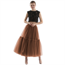 Carregar imagem no visualizador da galeria, Saia elegante Tutu em Tule - Modelo Nice