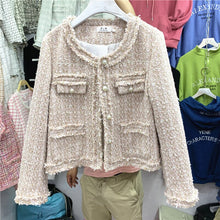 Carregar imagem no visualizador da galeria, Jaqueta Feminina Tweed Estilo Francês - Modelo Dominique