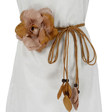 Carregar imagem no visualizador da galeria, Cinto Flor Chiffon Modelo Arpoador