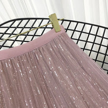 Carregar imagem no visualizador da galeria, Saia elegante Tutu em Tule Brilho - Modelo Oscar