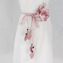 Carregar imagem no visualizador da galeria, Cinto Flor Chiffon Modelo Arpoador