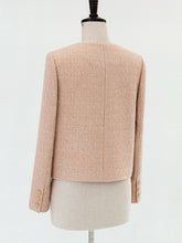 Carregar imagem no visualizador da galeria, Jaqueta Feminina Tweed Estilo Francês - Modelo Sophie