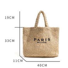 Carregar imagem no visualizador da galeria, Bolsa Palha - Modelo Paris