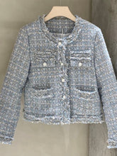 Carregar imagem no visualizador da galeria, Jaqueta Feminina Tweed Estilo Francês - Modelo Dominique