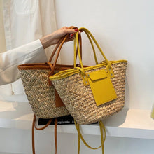 Carregar imagem no visualizador da galeria, Bolsa Palha - Modelo Thailândia