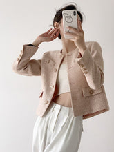 Carregar imagem no visualizador da galeria, Jaqueta Feminina Tweed Estilo Francês - Modelo Sophie