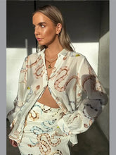 Carregar imagem no visualizador da galeria, Conjunto Camisa e Saia - Modelo Cannes