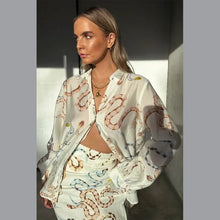Carregar imagem no visualizador da galeria, Conjunto Camisa e Saia - Modelo Cannes