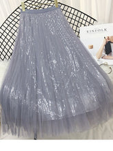 Carregar imagem no visualizador da galeria, Saia elegante Tutu em Tule Brilho - Modelo Oscar