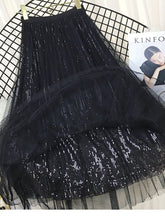 Carregar imagem no visualizador da galeria, Saia elegante Tutu em Tule Brilho - Modelo Oscar