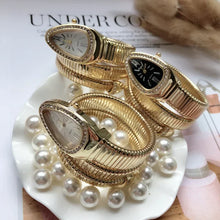 Carregar imagem no visualizador da galeria, Relógio Golden Serpentine Elegance