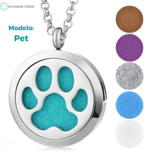 Carregar imagem no visualizador da galeria, Colar perfumeiro - grátis 5 pads sortidos