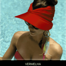 Carregar imagem no visualizador da galeria, Viseira Feminina Dupla Face Proteção UV 50+ - Promoção Relâmpago HOJE - PRONTA ENTREGA