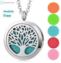 Carregar imagem no visualizador da galeria, Colar perfumeiro - grátis 5 pads sortidos