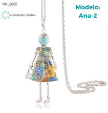 Carregar imagem no visualizador da galeria, Colar Cute Doll® - Modelo Ana - Sociedade Global