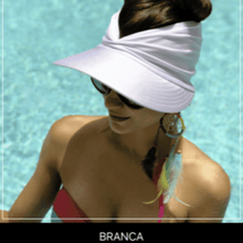 Carregar imagem no visualizador da galeria, Viseira Feminina Dupla Face Proteção UV 50+ - Promoção Relâmpago HOJE - PRONTA ENTREGA