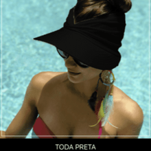 Carregar imagem no visualizador da galeria, Viseira Feminina Dupla Face Proteção UV 50+ - Promoção Relâmpago HOJE - PRONTA ENTREGA