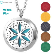 Carregar imagem no visualizador da galeria, Colar perfumeiro - grátis 5 pads sortidos