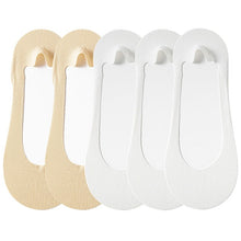Carregar imagem no visualizador da galeria, Kit c/ 5 pares de meias invisíveis e antiderrapantes - OFERTA DO KIT SÓ HOJE