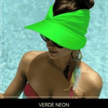 Carregar imagem no visualizador da galeria, Viseira Feminina Dupla Face Proteção UV 50+ - Promoção Relâmpago HOJE - PRONTA ENTREGA