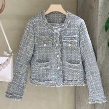 Carregar imagem no visualizador da galeria, Jaqueta Feminina Tweed Estilo Francês - Modelo Dominique