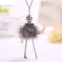 Carregar imagem no visualizador da galeria, Colar Cute Doll®- Modelo Plumas Prateado