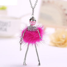 Carregar imagem no visualizador da galeria, Colar Cute Doll®- Modelo Plumas Prateado