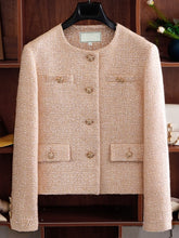 Carregar imagem no visualizador da galeria, Jaqueta Feminina Tweed Estilo Francês - Modelo Sophie