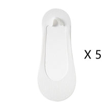 Carregar imagem no visualizador da galeria, Kit c/ 5 pares de meias invisíveis e antiderrapantes - OFERTA DO KIT SÓ HOJE
