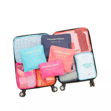 Carregar imagem no visualizador da galeria, Kit 6 Peças Organizador de Malas super prático para sua viagem