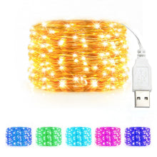Carregar imagem no visualizador da galeria, Cordão de Led Várias Cores 5/10/20M com USB - OFERTA RELÂMPAGO SÓ HOJE