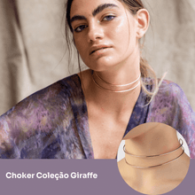 Carregar imagem no visualizador da galeria, Gargantilha Coleção Giraffe - OFERTA SÓ HOJE LANÇAMENTO COLEÇÃO PRIMAVERA/VERÃO 2022