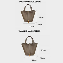 Carregar imagem no visualizador da galeria, Bolsa Bucket - Inspiração Picotin em Couro
