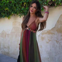 Carregar imagem no visualizador da galeria, Vestido Longo com Pedrarias - Modelo Manu
