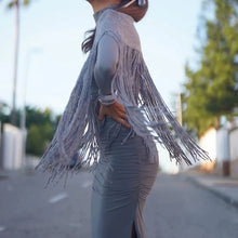 Carregar imagem no visualizador da galeria, Pulôver Feminino Franjas - Boho Style

