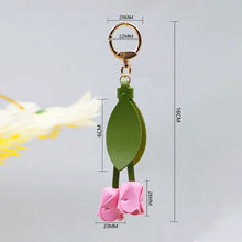 Carregar imagem no visualizador da galeria, Berloque Flor em Couro PU
