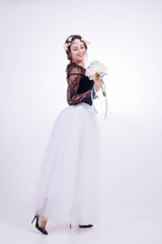 Carregar imagem no visualizador da galeria, Saia elegante Tutu de Tule - Modelo Roma
