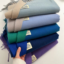 Carregar imagem no visualizador da galeria, Pashmina de Cashimira 200cm x 70cm - VÁRIAS CORES
