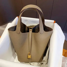 Carregar imagem no visualizador da galeria, Bolsa Bucket - Inspiração Picotin em Couro
