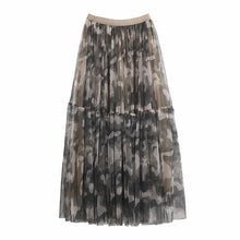 Carregar imagem no visualizador da galeria, Saia elegante Tutu em Tule - Modelo Camouflage
