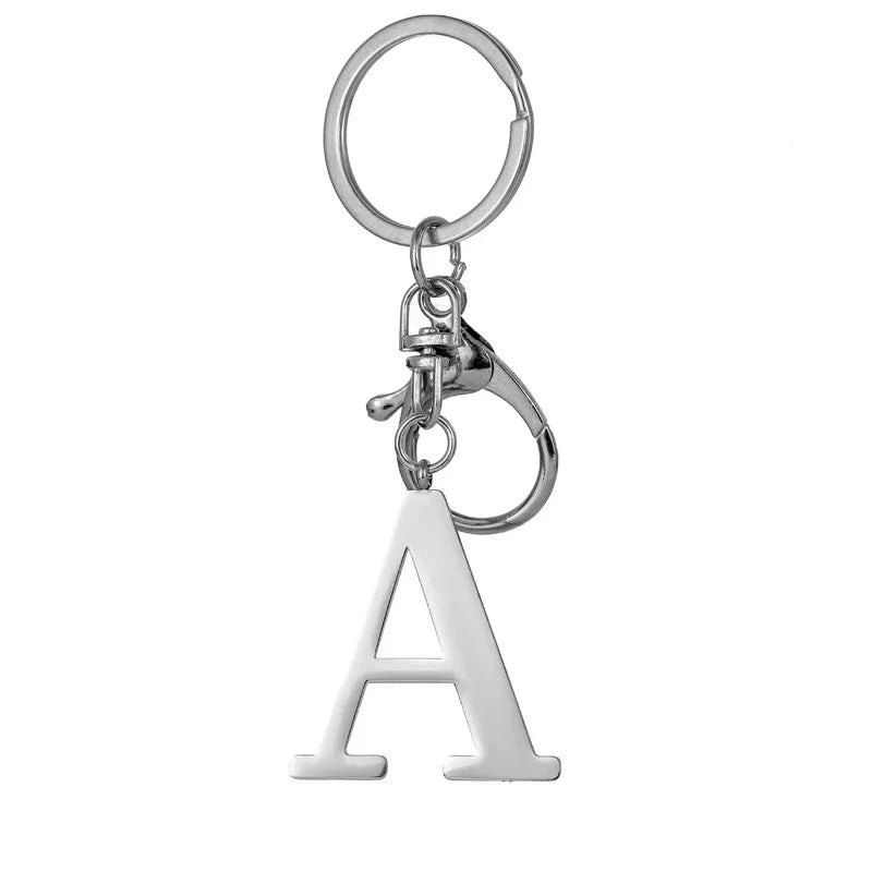 Berloque de Letra para sua Bolsa em Aço Inoxidável