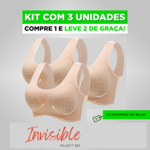 Carregar imagem no visualizador da galeria, Kit 3 Unidades - Sutiã Invisible Plus™  5D
