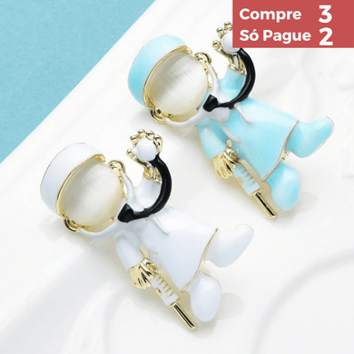 Broche esmaltado Enfermeiro - Sociedade Global