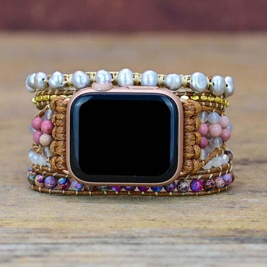 Turmalina Rosa Cura - Pulseira Smart Watch - Sociedade Global