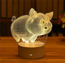 Carregar imagem no visualizador da galeria, LUMINÁRIA 3D ACRÍLICO FIGURAS
