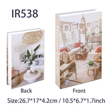 Carregar imagem no visualizador da galeria, Livros LUXO Fashion Falsos para decoração e armazenamento - EXCLUSIVIDADE
