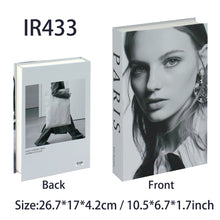 Carregar imagem no visualizador da galeria, Livros LUXO Fashion Falsos para decoração e armazenamento - EXCLUSIVIDADE
